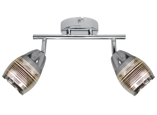 Listwa MILTON 2x10W E14 LED chrom CANDELLUX