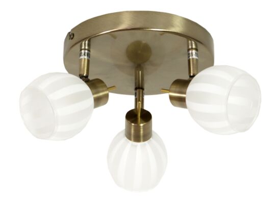 Plafon BARS 3x40W G9 patyna CANDELLUX