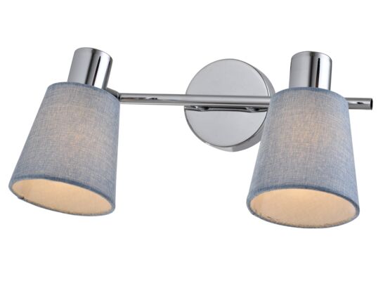 Listwa PIN 2x40W E14 chrom CANDELLUX