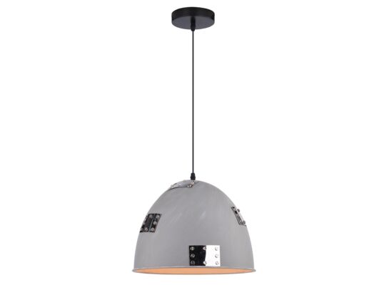 Lampa wisząca PATCH 30 1x60W E27 szary+chromowany DEKOR CANDELLUX