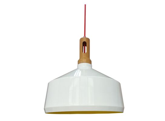 Lampa wisząca ROBINSON 36 1x60W E27 biały/wnętrze żółte CANDELLUX