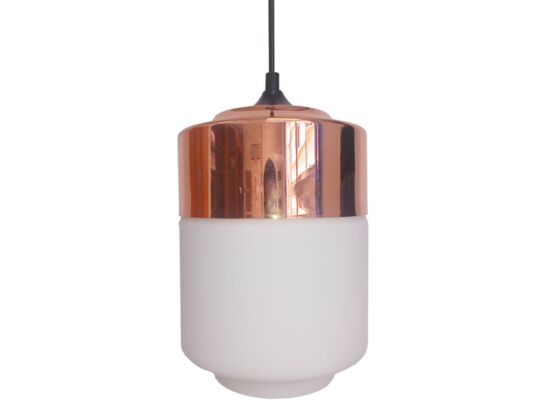 Lampa MASALA 17 1x60W E27 biały z miedzianą nakładką CANDELLUX