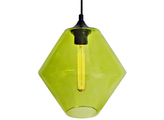 Lampa wisząca BREMEN 20 1x60W E27 klosz zielony+żarówka CANDELLUX