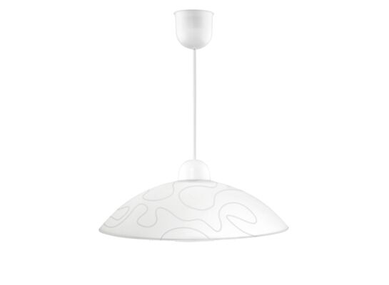 Lampa wisząca MALIBU 40 1x60W E27 biały CANDELLUX