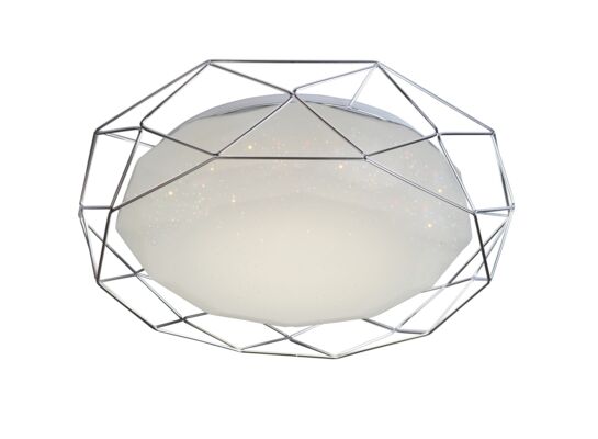 Plafon SVEN 43 24W LED 3000K chrom CANDELLUX
