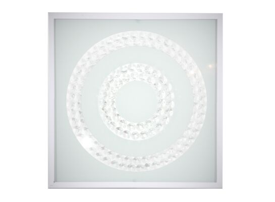 Plafon LUX 29X29 16W LED 6500K biały podwójny RING CANDELLUX