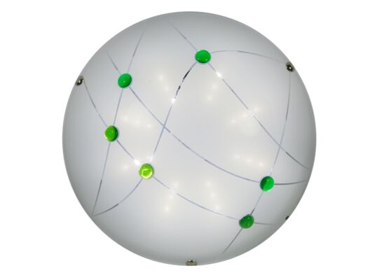 Plafon DUCA 30 1x10W LED 6500K zielony CANDELLUX