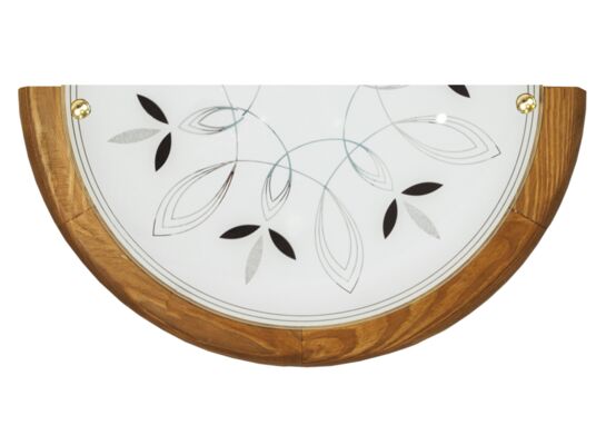 Plafon RUSTICA 0,5 drewno standard 1x60 W E27 dąb CANDELLUX