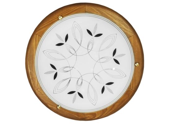 Plafon RUSTICA 30 drewno standard 1x60 W E27 dąb CANDELLUX