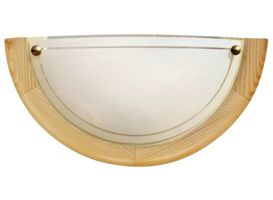 Plafon 1030 1/2 drewno standard 1x60W E27 sosna CANDELLUX