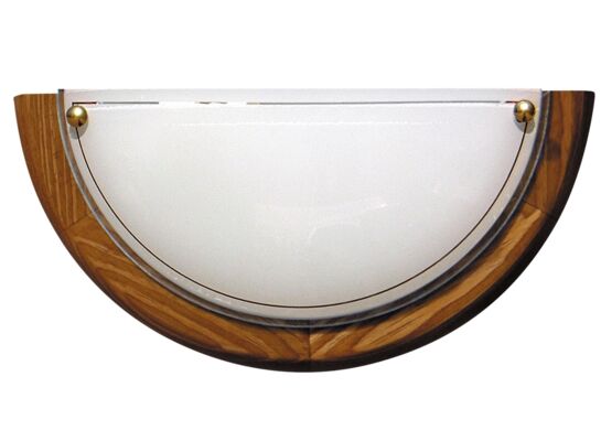 Plafon 1030 1/2 drewno standard 1x60W E27 dąb CANDELLUX