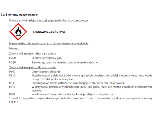 Kartusz gazowy 190g MrCamp