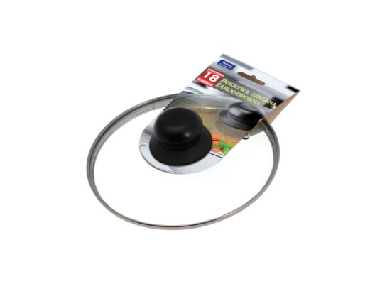 Pokrywa żaroodporna 18 cm transparentny