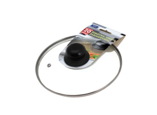 Pokrywa żaroodporna 20 cm transparentny