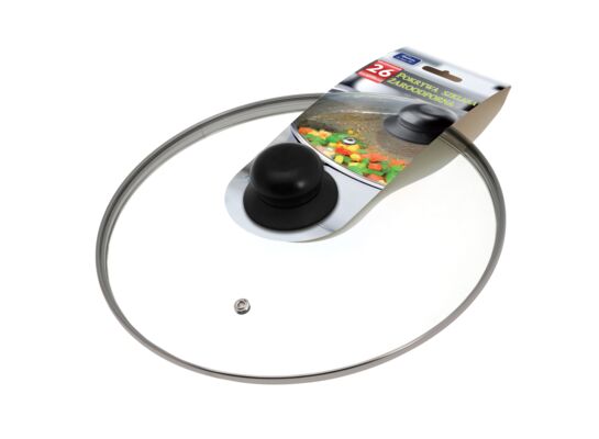 Pokrywa żaroodporna 26 cm transparentny