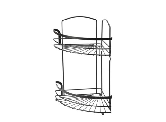 Półka łazienkowa BLACK 2 poziomy czarny