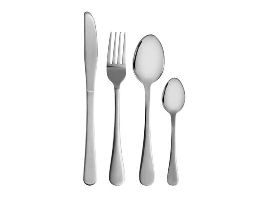 Zestaw sztućców 24 części MONTANA srebrny