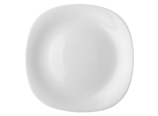 Talerz QUADRO płytki 28 cm biały