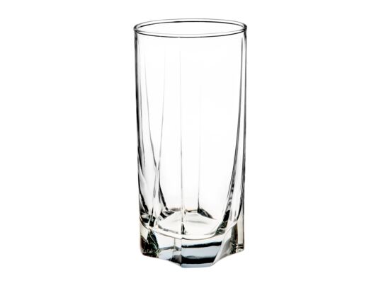 Szklanka wysoka LUNA 380 ml komplet: 6 sztuk transparentny