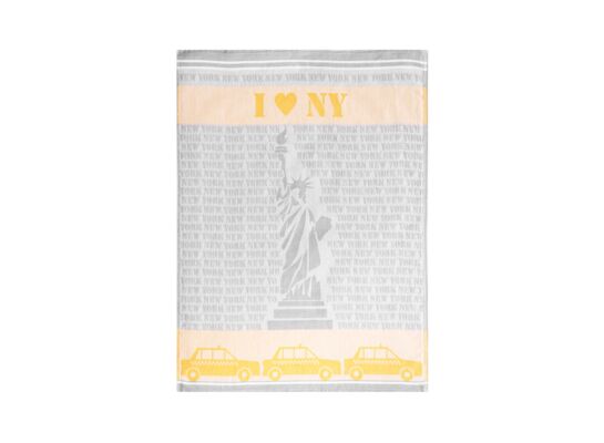 Ściereczka kuchenna I Love New York 70 x 50 Żółty Bawełna TEXPOL