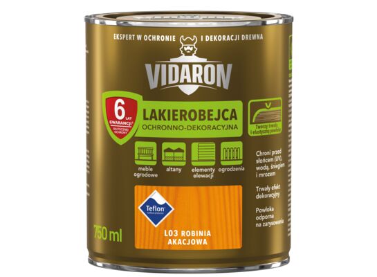 Lakierobejca Ochronno-Dekoracyjna Robinia Akacjowa L03 0,75 l VIDARON