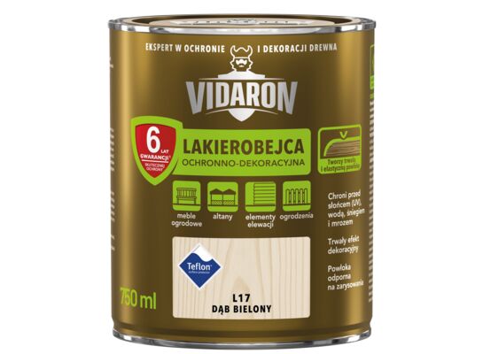 Lakierobejca Ochronno-Dekoracyjna Dąb Bielony L17 0,75 l VIDARON