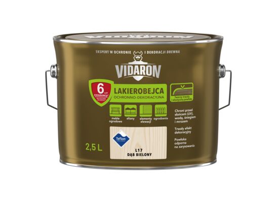 Lakierobejca Ochronno-Dekoracyjna Dąb Bielony L17 2,5 l VIDARON
