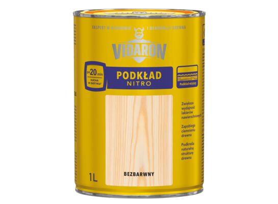 Podkład Nitro do drewna 1l VIDARON