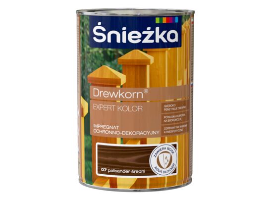 Impregnat Ochronno-Dekoracyjny Drewkorn Expert Palisander średni 0,9 l Śnieżka