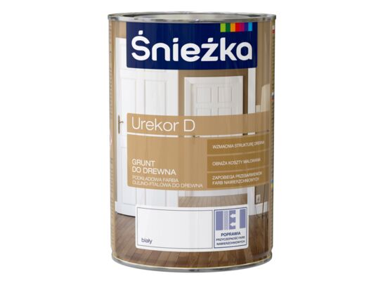 Grunt do drewna Urekor D biały 1 l Śnieżka