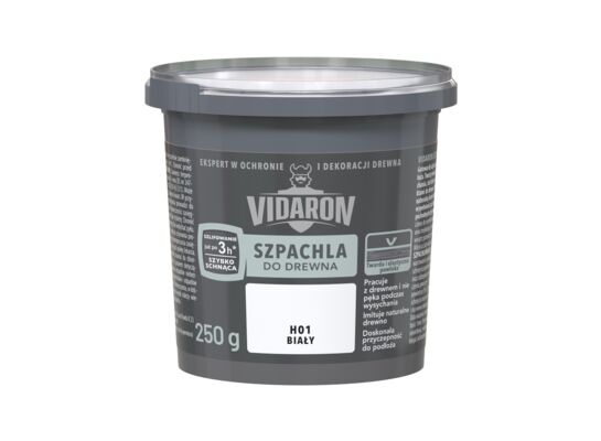 Szpachla do drewna Biała 0,25 kg VIDARON