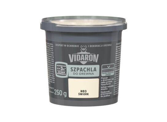 Szpachla do drewna Świerk 0,25 kg VIDARON