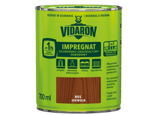 Impregnat Ochronno-Dekoracyjny Ogrodowy R05 Sekwoja 0,7l VIDARON