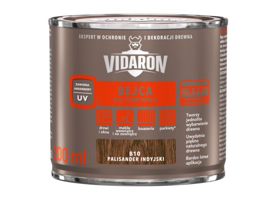 Bejca do drewna Palisander Indyjski B10 0,2 l VIDARON