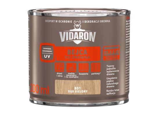 Bejca do drewna Dąb Bielony B01 0,2 l VIDARON
