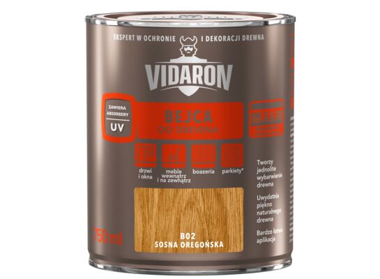 Bejca do drewna Sosna Oregońska B02 0,75 l VIDARON