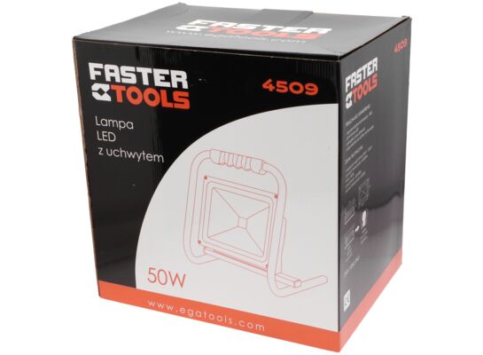 Lampa LED z uchwytem 50 W 4000 Lm FASTER TOOLS