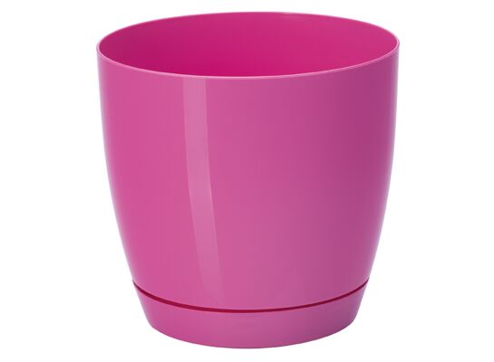 Doniczka TOSCANA 11 cm okrągła różowy