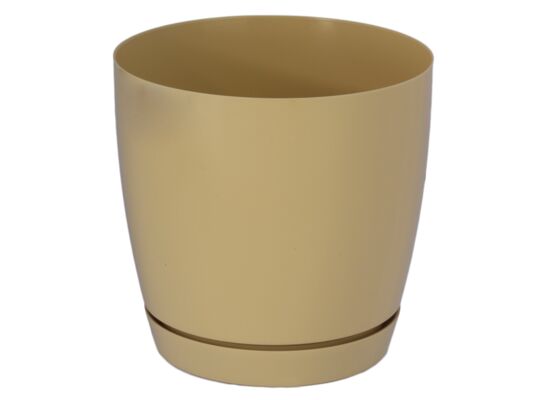 Doniczka TOSCANA 11 cm okrągła cafe' latte