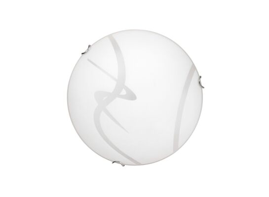 Plafoniera Soley E27 1x60 IP20 300 mm transparentny biały