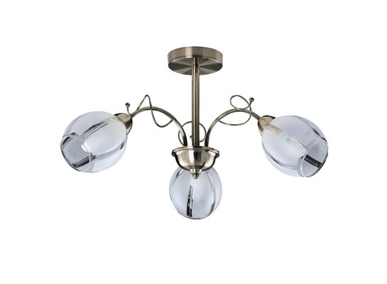 Żyrandol Joel E-27 3x60W brąz