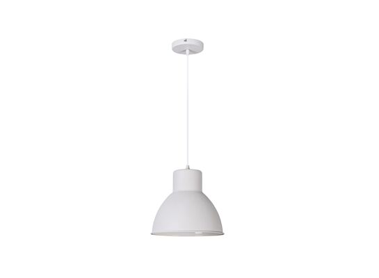 Lampa wisząca Derek E-27 60W biały matowy