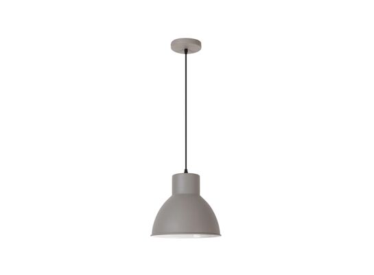 Lampa wisząca Derek E-27 60W szary