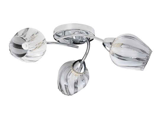 Żyrandol przysufitowy Danila E-27 3x60W chrom