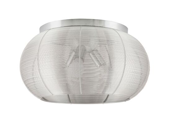 Lampa wisząca Meda E27 3x60W srebrna