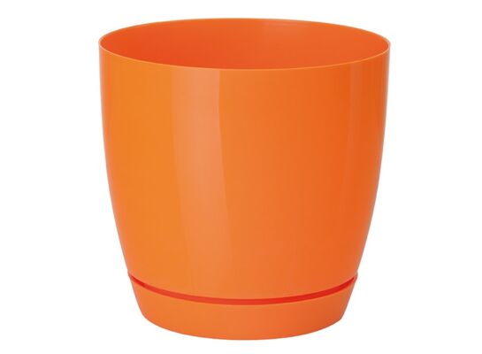 Doniczka TOSCANA 15 cm okrągła pomarańczowy