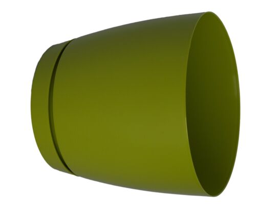 Doniczka TOSCANA 15 cm okrągła zielony oliwkowy
