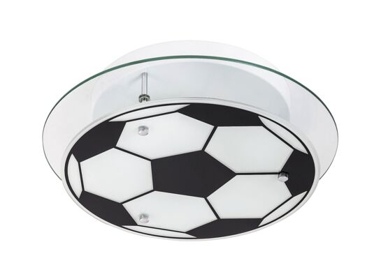 Plafoniera Frankie E27 1x14W biały, czarny