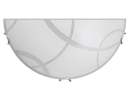 Półplafon Hallie E27 1x60W 300 mm chrom