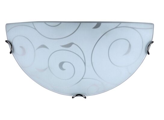 Półplafon Harmony lux E27 60W D30 chrom, biały